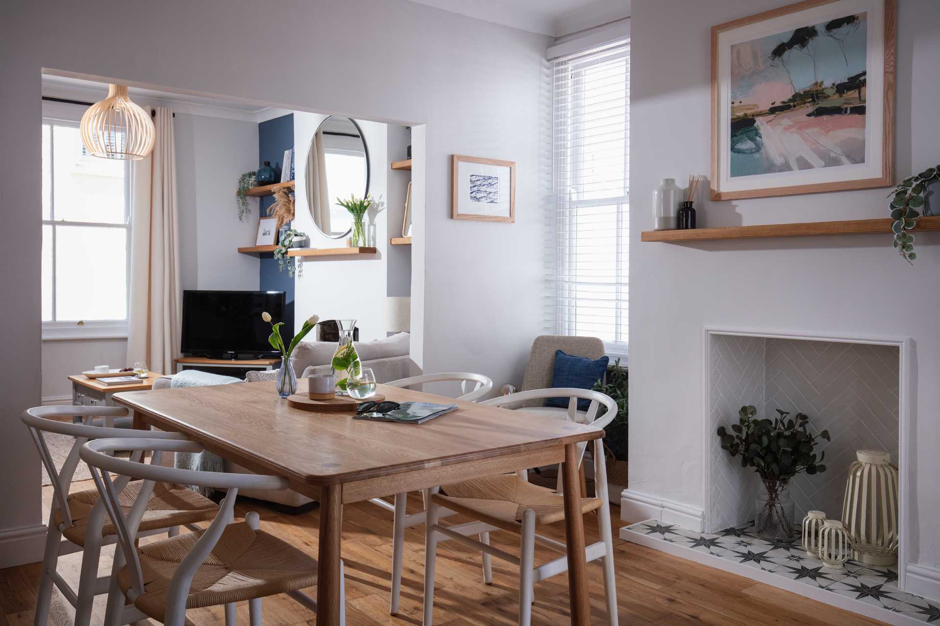 interior studio space with desks